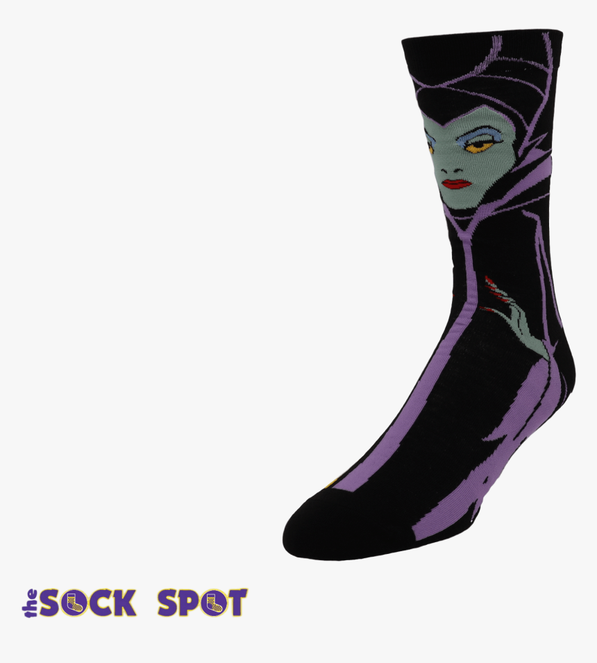 Disney Villain Maleficent 360 Socks - Sock, HD Png Download, Free Download