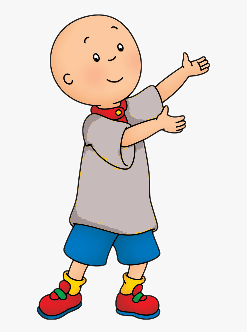 Caillou Was Wearing A Gray Shirt And The Main Character - Caillou Kids Show, HD Png Download, Free Download