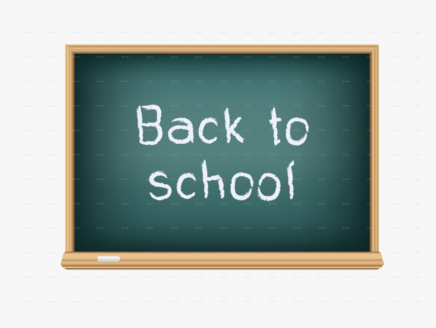 Back To School Chalkboard Picture Transparent, HD Png Download, Free Download