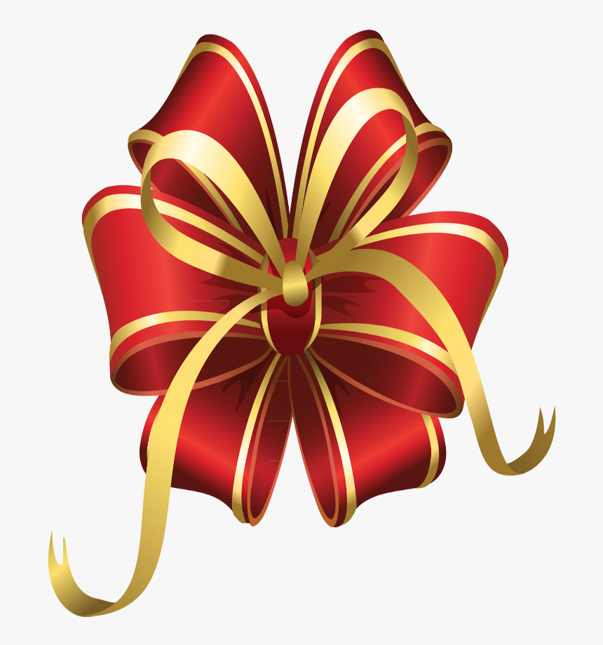 Christmas Bow Clip Art, HD Png Download, Free Download