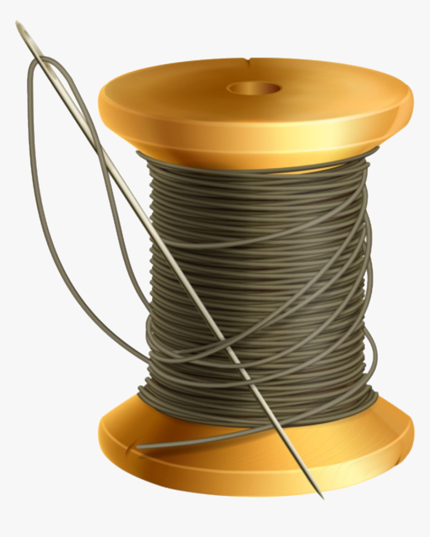 Thread And Needle Png - Rocchetto Filo Vettoriale, Transparent Png, Free Download