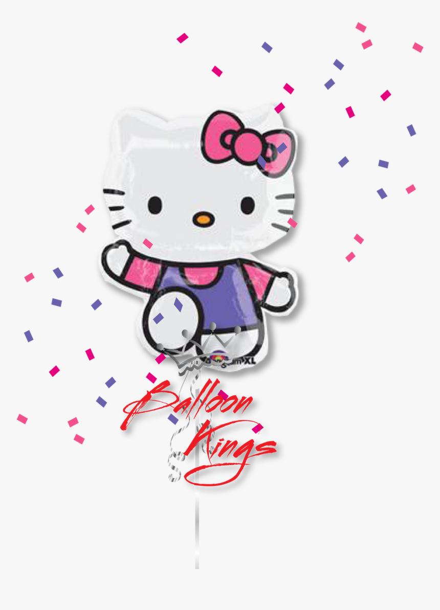 Purple Hello Kitty - Birthday Hello Kitty Balloon, HD Png Download, Free Download