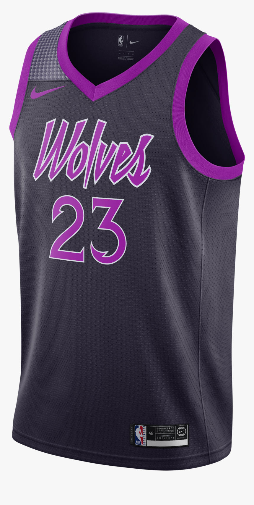 Nike Nba Minnesota Timberwolves Jimmy Butler Swingman - Minnesota Timberwolves Purple Jersey, HD Png Download, Free Download