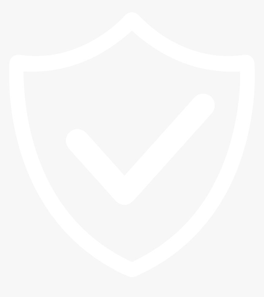 A White Shield Baring A Checkmark - Sign, HD Png Download, Free Download