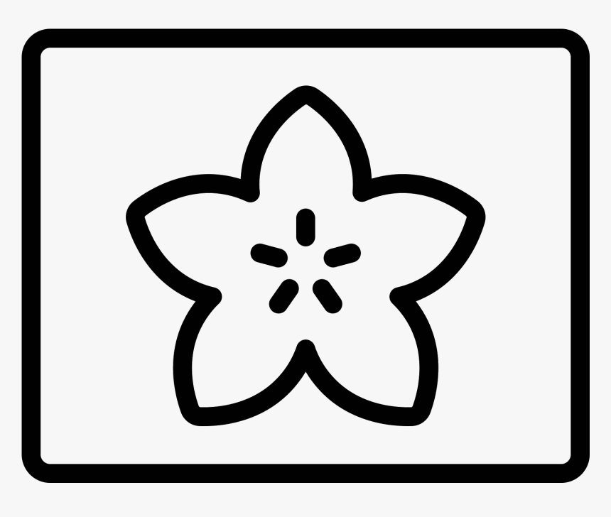 The Large Icon Has A Flower Like Shape With Five Rounded - Icon, HD Png Download, Free Download