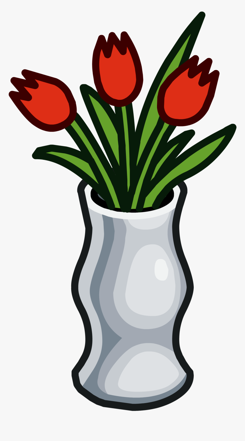 Vase Clipart Spring Flower Flowers In Vase Clip Art, HD Png Download