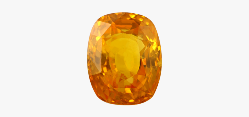 Transparent Gem Safaya - Orange Sapphire Transparent, HD Png Download, Free Download