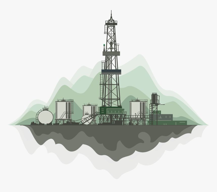 Transparent Oil Drill Png - Oil Well Drilling Background, Png Download, Free Download