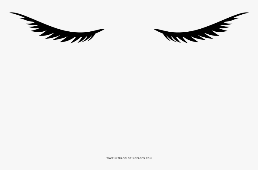 Eyelashes Coloring Page - Illustration, HD Png Download, Free Download