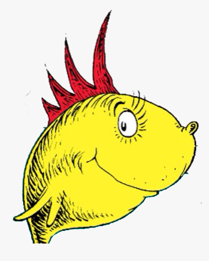 Dr Seuss Glad Fish Clipart , Png Download - Fish In Dr Seuss, Transparent Png, Free Download