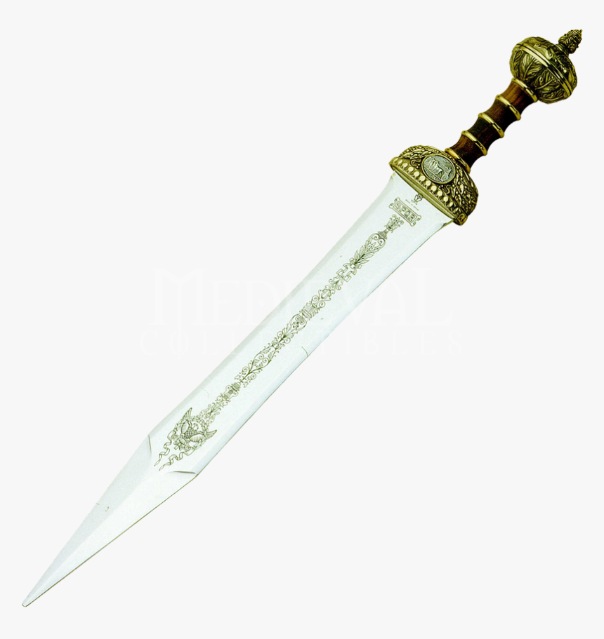 Knightly Sword Ancient Rome Gladius Spatha - Gladius For Gladiator, HD Png Download, Free Download