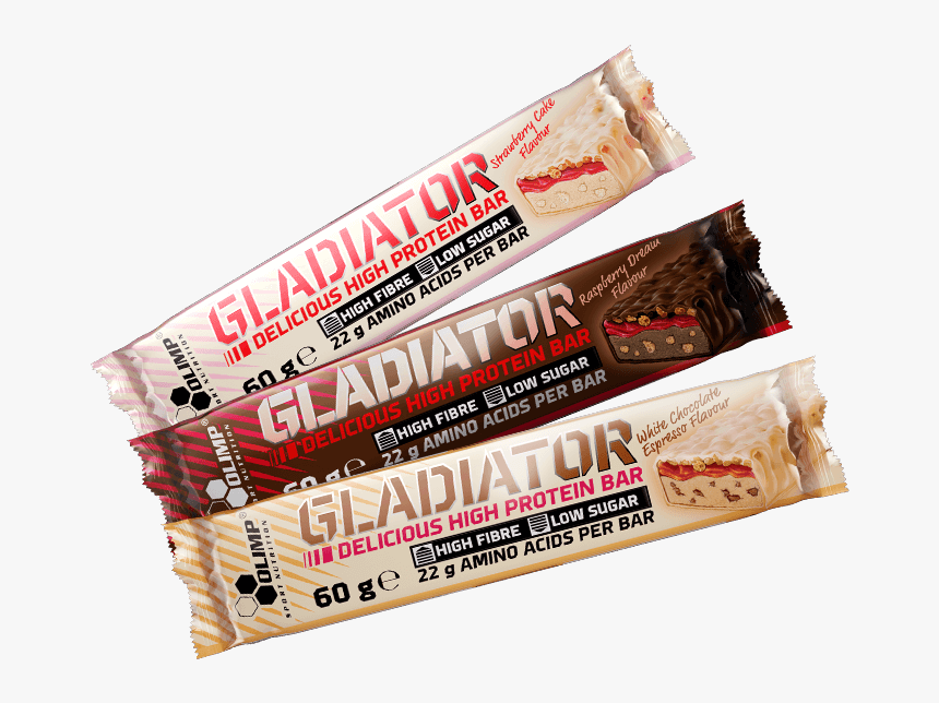 Gladiator High Protein Bar - Olimp, HD Png Download, Free Download