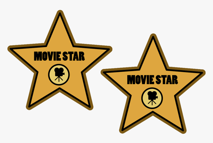 Stars Clipart Hollywood - Hollywood Star Clipart, HD Png Download - kindpng