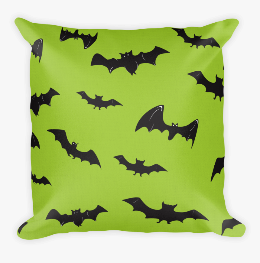 Halloween Bat Pattern Throw Pillow Binge Store Png - Cushion, Transparent Png, Free Download