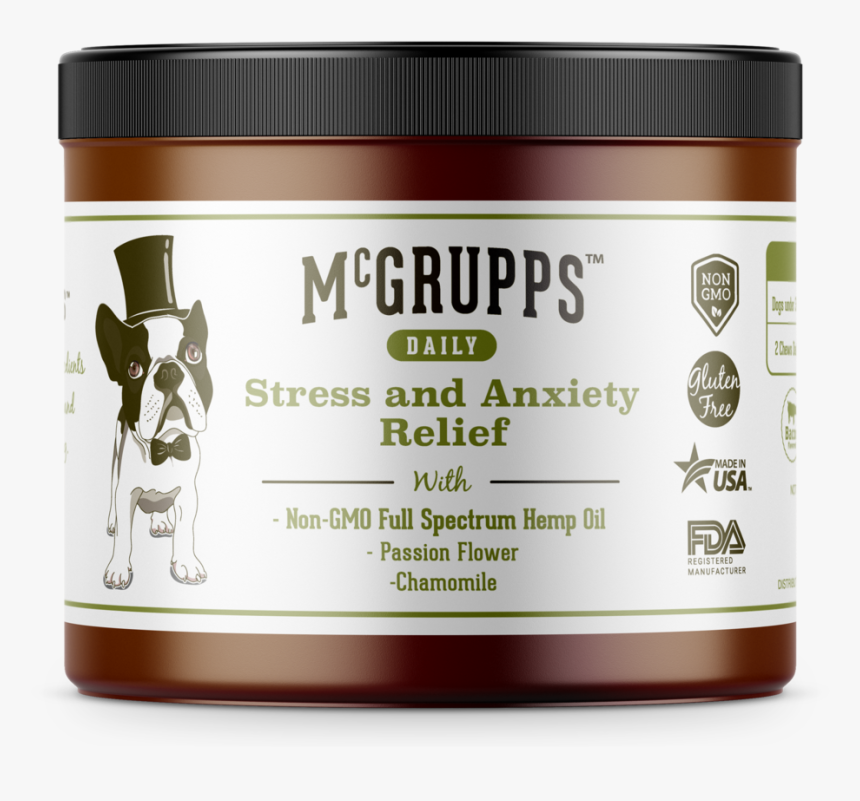 Mcgrupps Mock Plastic Jar 500ml Hemp Front, HD Png Download, Free Download