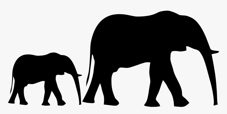 Free Image On Pixabay - Elephant Silhouette Clipart, HD Png Download, Free Download