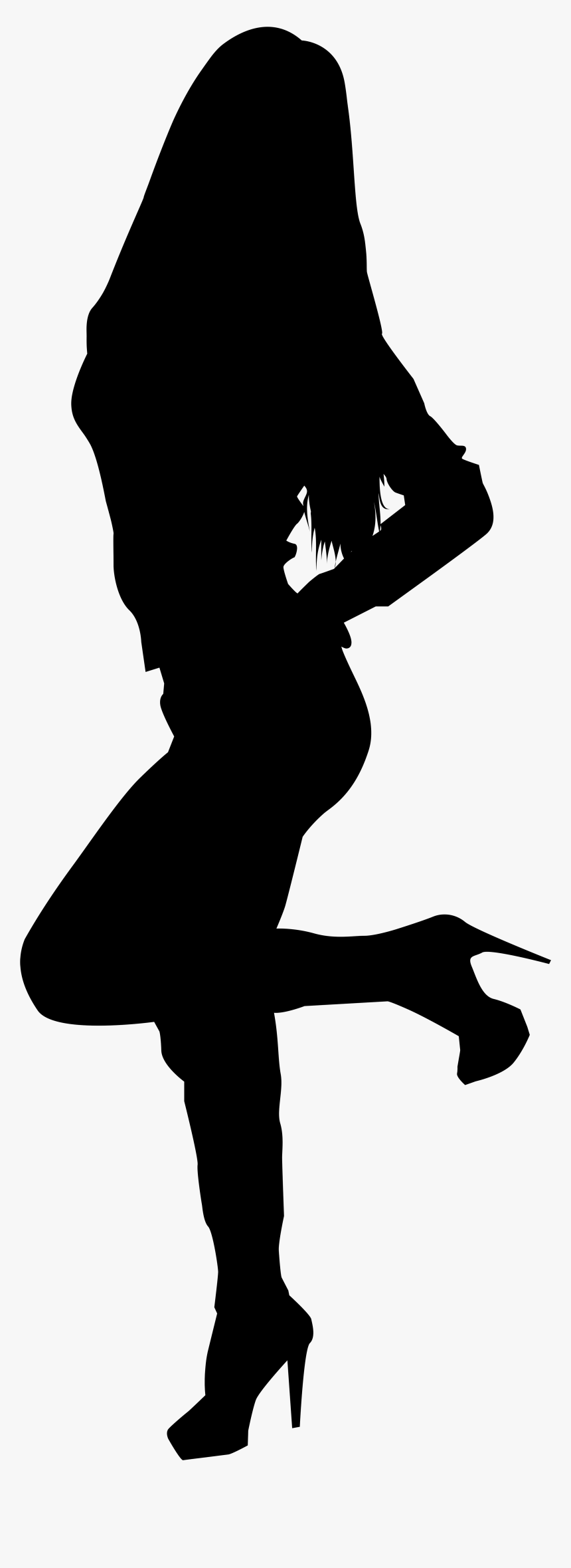 Thumb Image - Sexy Woman Silhouette Png, Transparent Png, Free Download