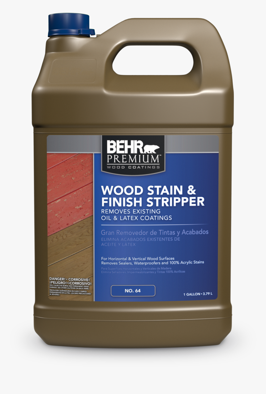Jug Of Wood Stain And Finish Stripper Behr Paint Remover Hd Png