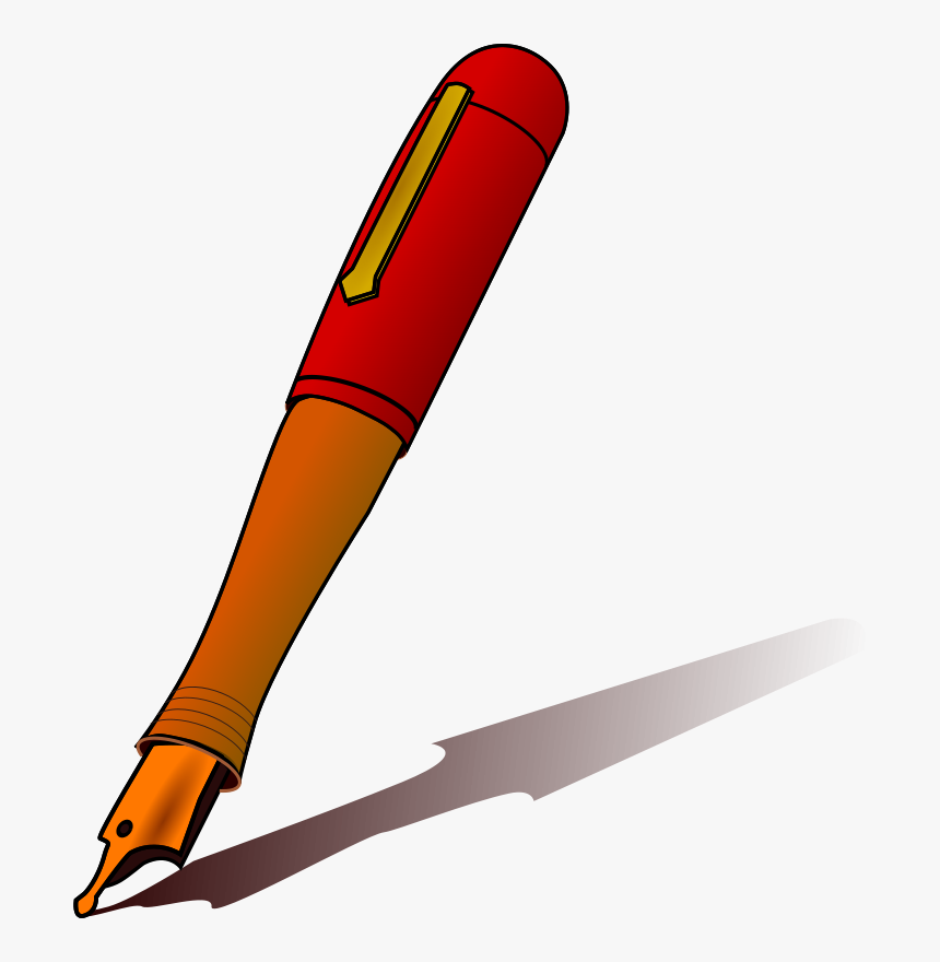 Pen,office Supplies,baseball Equipment - Pen Clipart, HD Png Download, Free Download