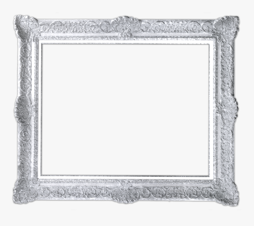 Silver Picture Frames Png, Transparent Png - kindpng