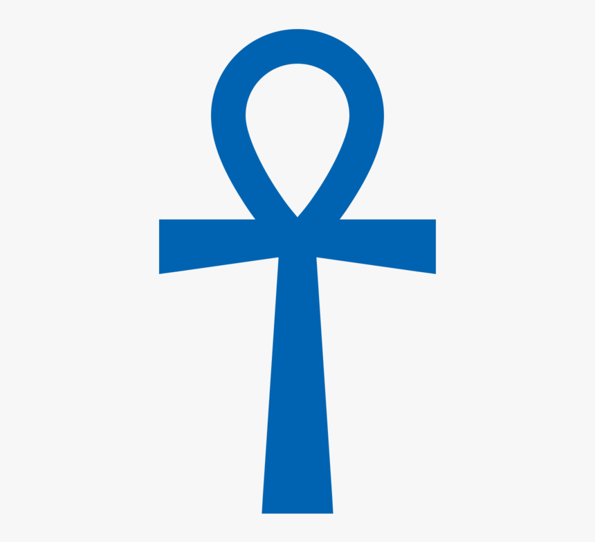 Ankh Blue Png, Transparent Png, Free Download