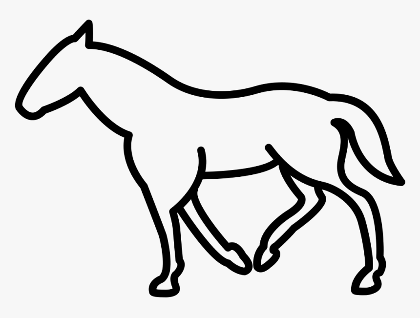 Walking Horse Outline - Tennessee Walking Horse, HD Png Download, Free Download