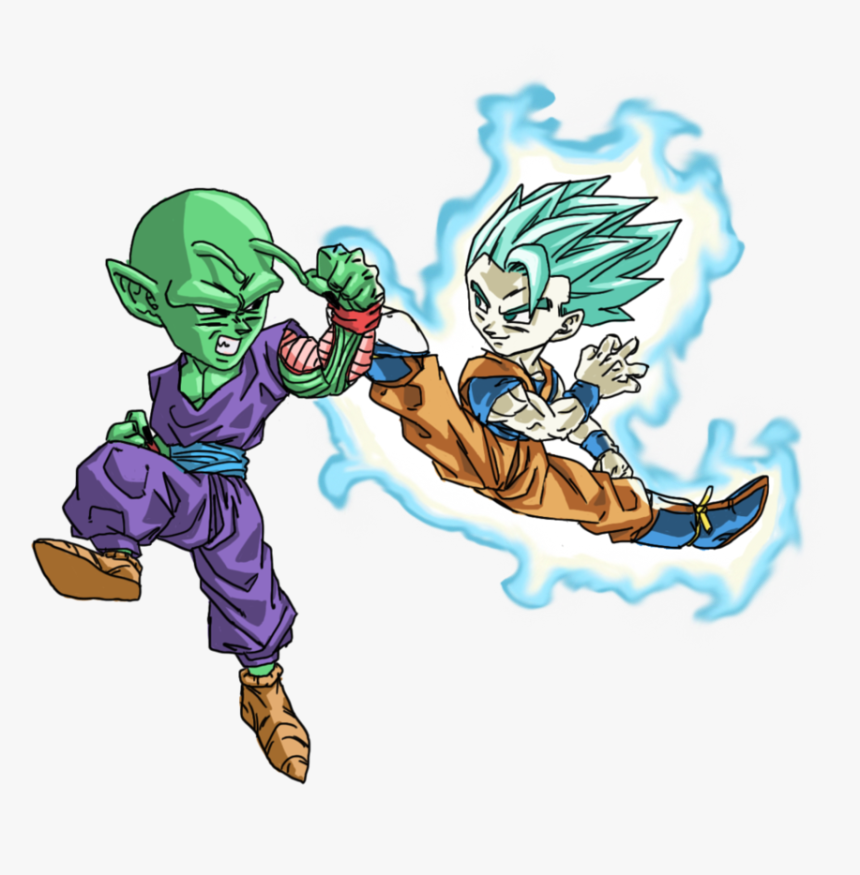 Cartoon,dragon Ball,fictional - Gohan And Piccolo Png, Transparent Png, Free Download