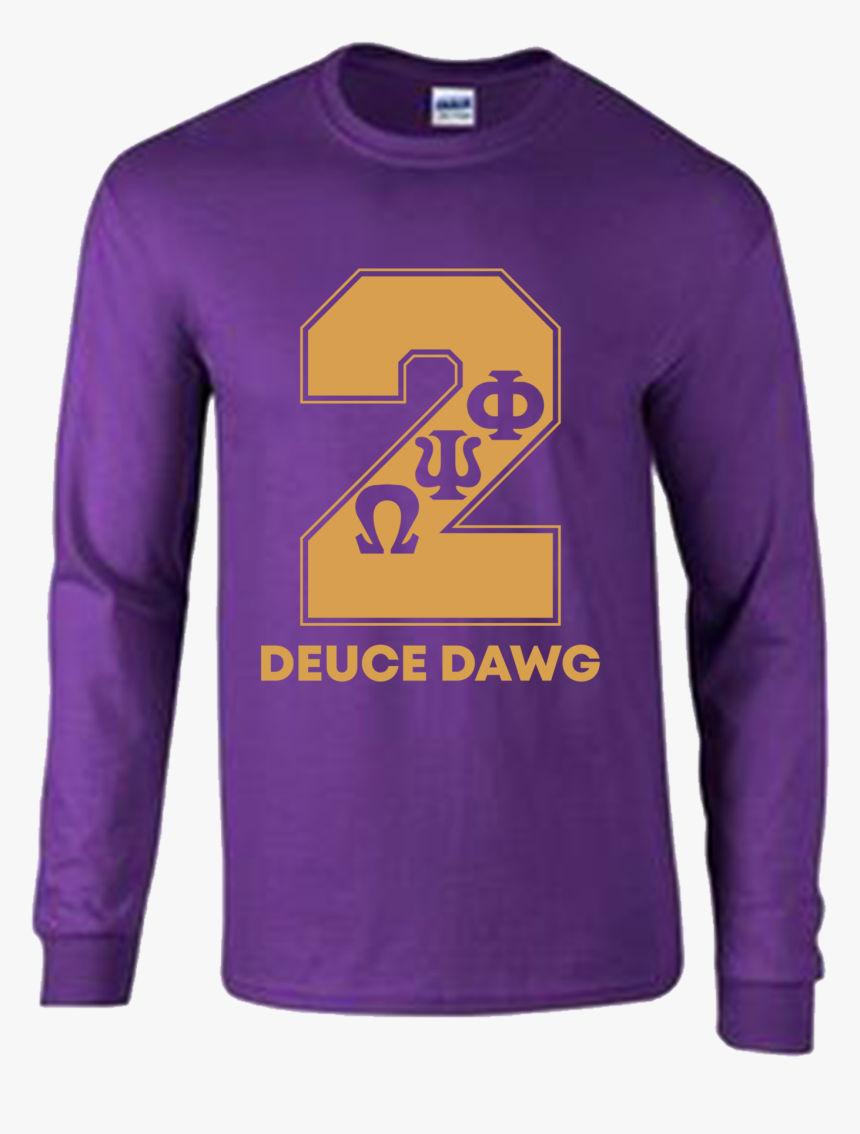 Omega Psi Phi Dawg Long Sleeve Performance T Shirt"
 - Long-sleeved T-shirt, HD Png Download, Free Download