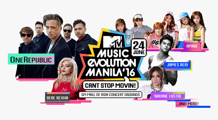 Mtv Music Evolution Manila 2016, HD Png Download, Free Download