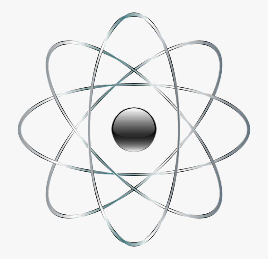 Line,circle,atom - Atoms With No Background, HD Png Download, Free Download