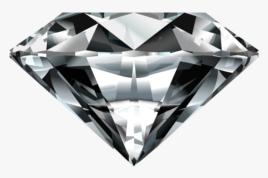 Gem Png Best Web - Diamond On Black Background, Transparent Png, Free Download