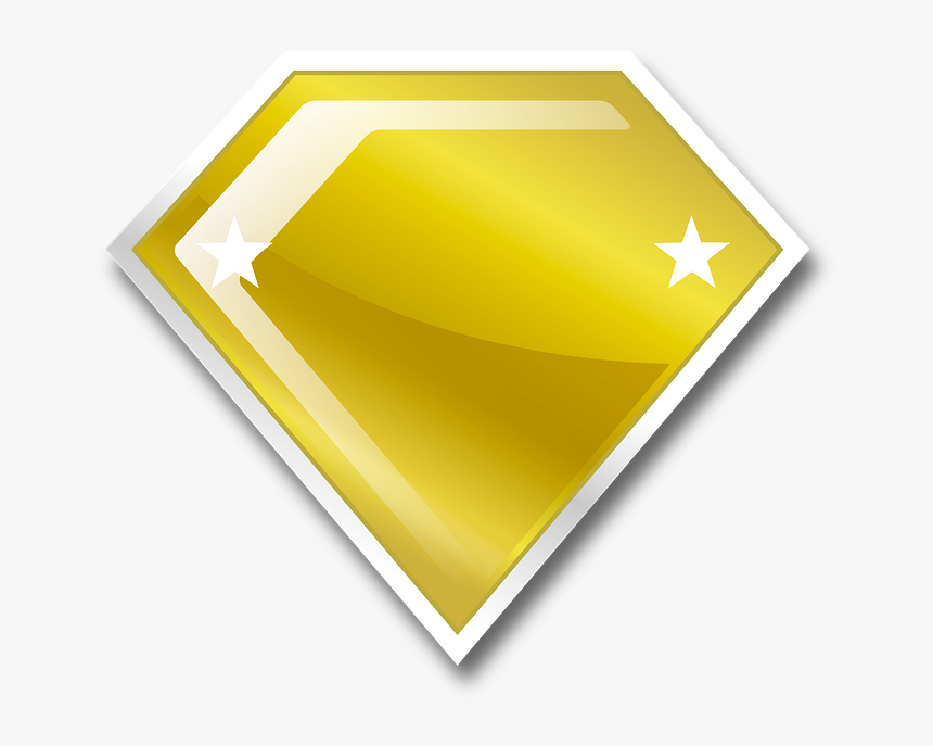 Diamond, Gold, Golden, Label, Emblem, Badge, Yellow - Gold Diamond Logo Png, Transparent Png, Free Download