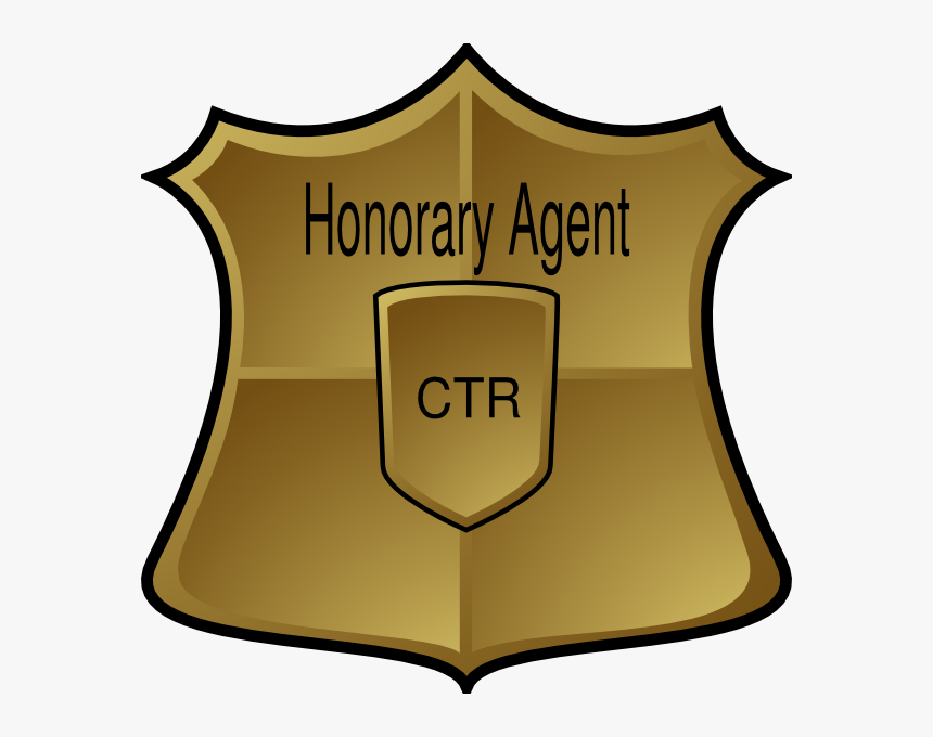 Gold Shield Ctr Clip Art - Cartoon Shield, HD Png Download, Free Download