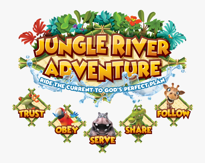 Jungle River Adventure Vbs Clipart , Png Download - Jungle River Adventure Logo, Transparent Png, Free Download