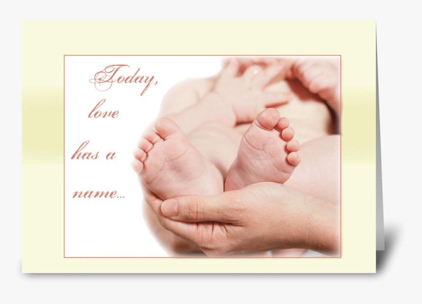 Baby Feet Congratulations, New Baby Greeting Card - Baby Cards Feet, HD Png Download, Free Download