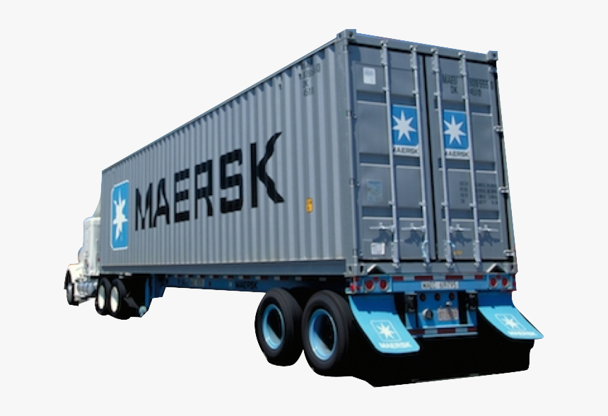 Ocean Container Delivery - Ocean Container On Truck, HD Png Download, Free Download