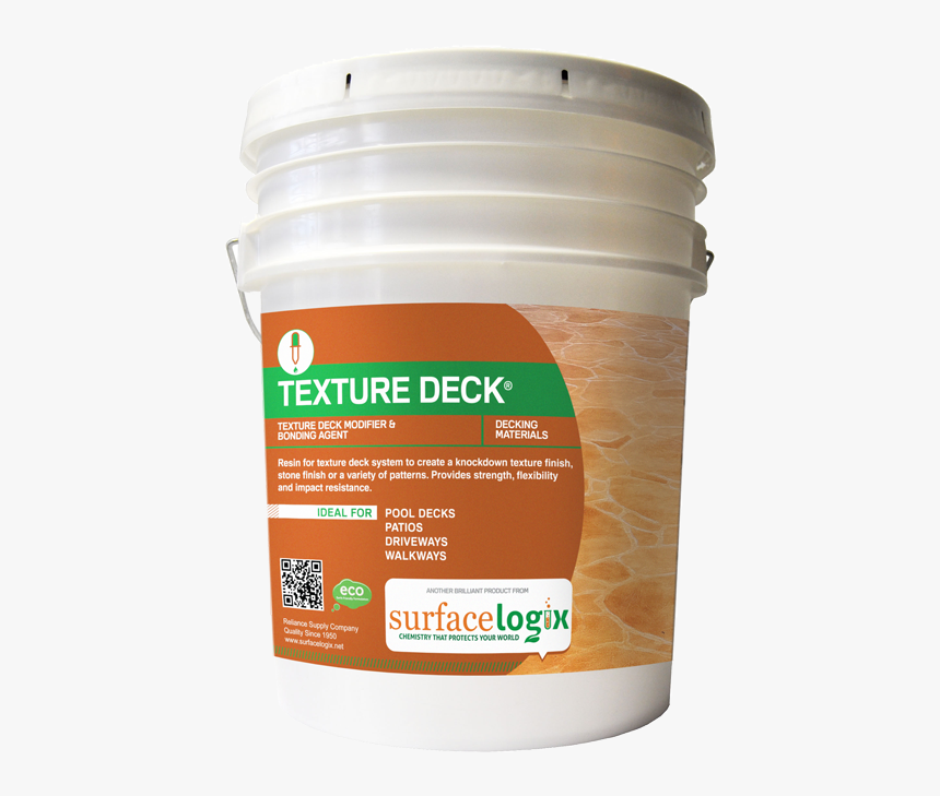 5 Gallon Pail Of Texture Deck - Cobble Coat H2o, HD Png Download, Free Download