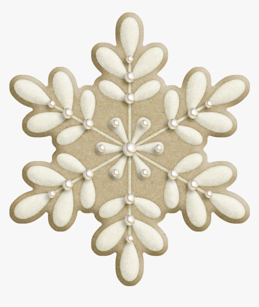 Cookies Clipart Cookie Crumb - Snowflake Christmas Cookie Png, Transparent Png, Free Download