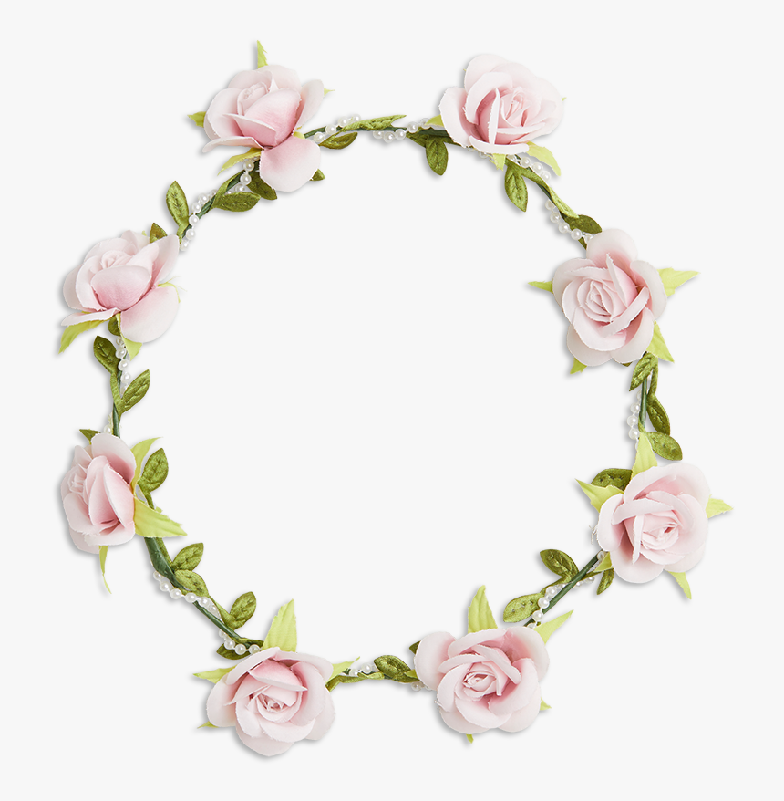 Flower Crown Pink - Blomsterkrans Png, Transparent Png, Free Download