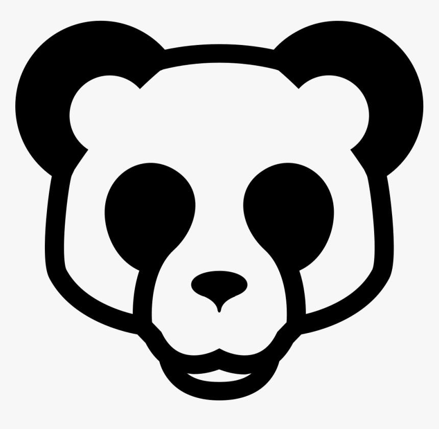 Transparent Thug Clipart - Panda Face Png, Png Download, Free Download