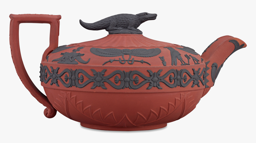 Rosso Antico Egyptian Teapot By Wedgwood - Teapot, HD Png Download, Free Download