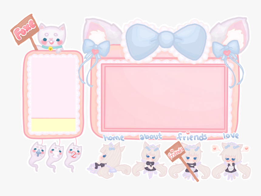 Pink,clip Art,picture - Homepage Imvu Png Cute, Transparent Png, Free Download