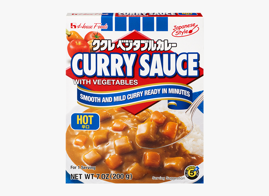 Curry Sauce With Vegetables Hot 7oz - House Foods Curry, HD Png Download, Free Download