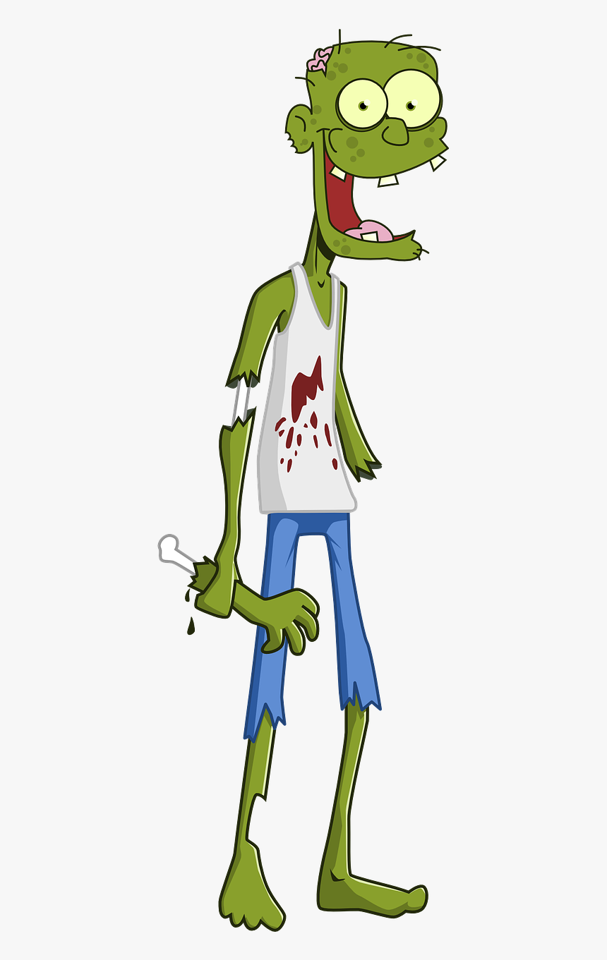 Zombi Animado Png, Transparent Png, Free Download