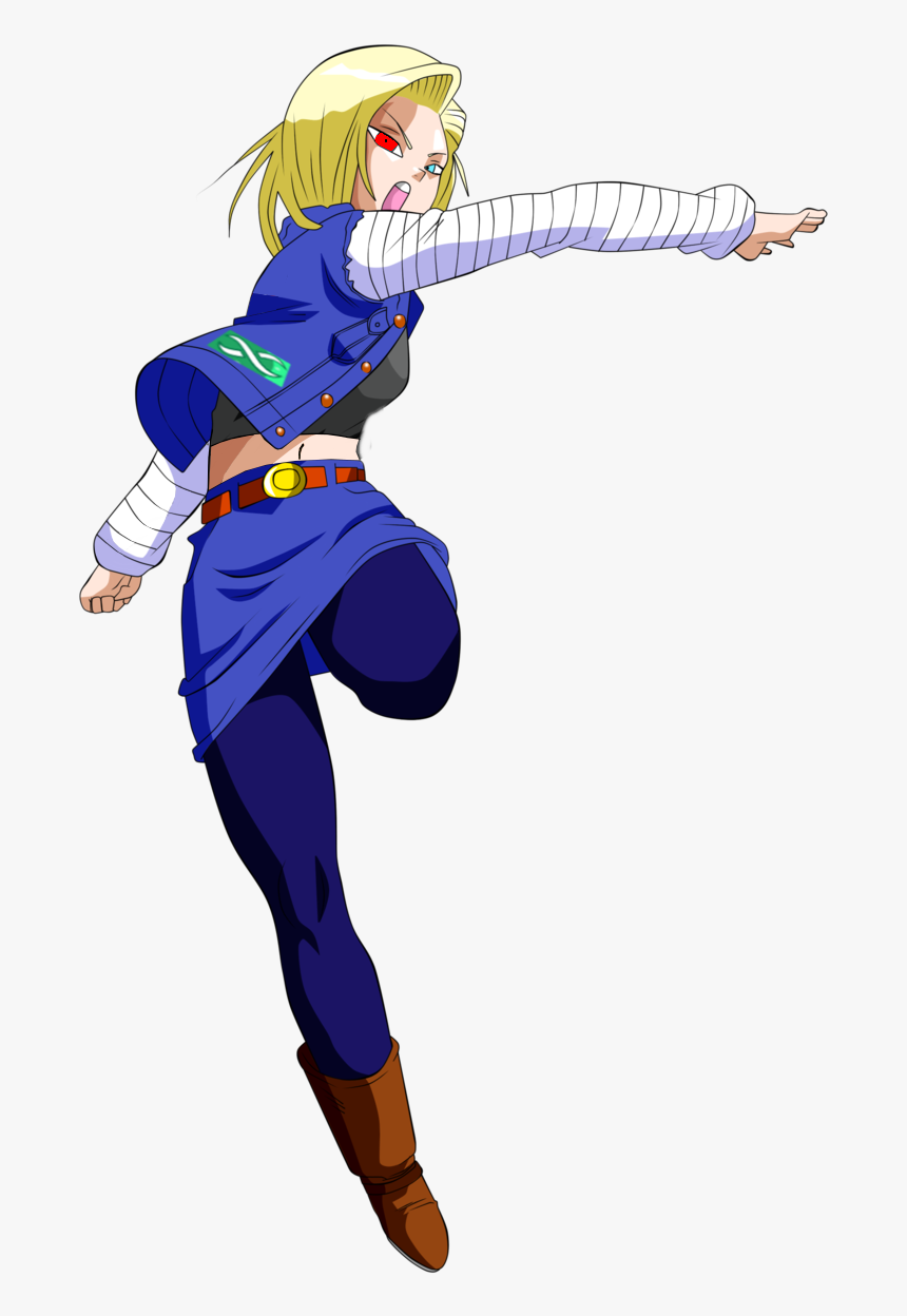 Transparent Android 18 Png - Android 18 Dbz Png, Png Download, Free Download