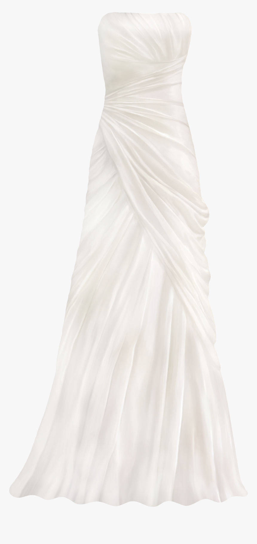 Wedding Dress Png Clip Art - Gown, Transparent Png, Free Download