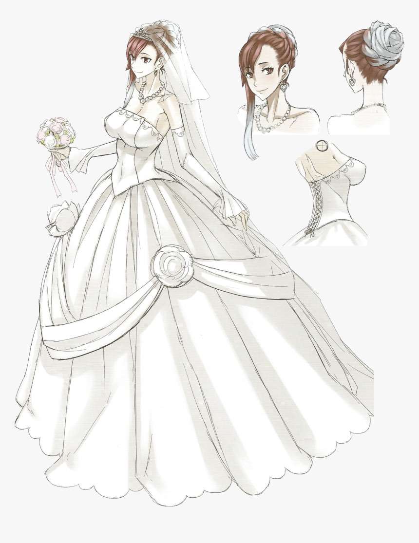 Art Wedding Dress - Wedding Dress Concept Art, HD Png Download, Free Download