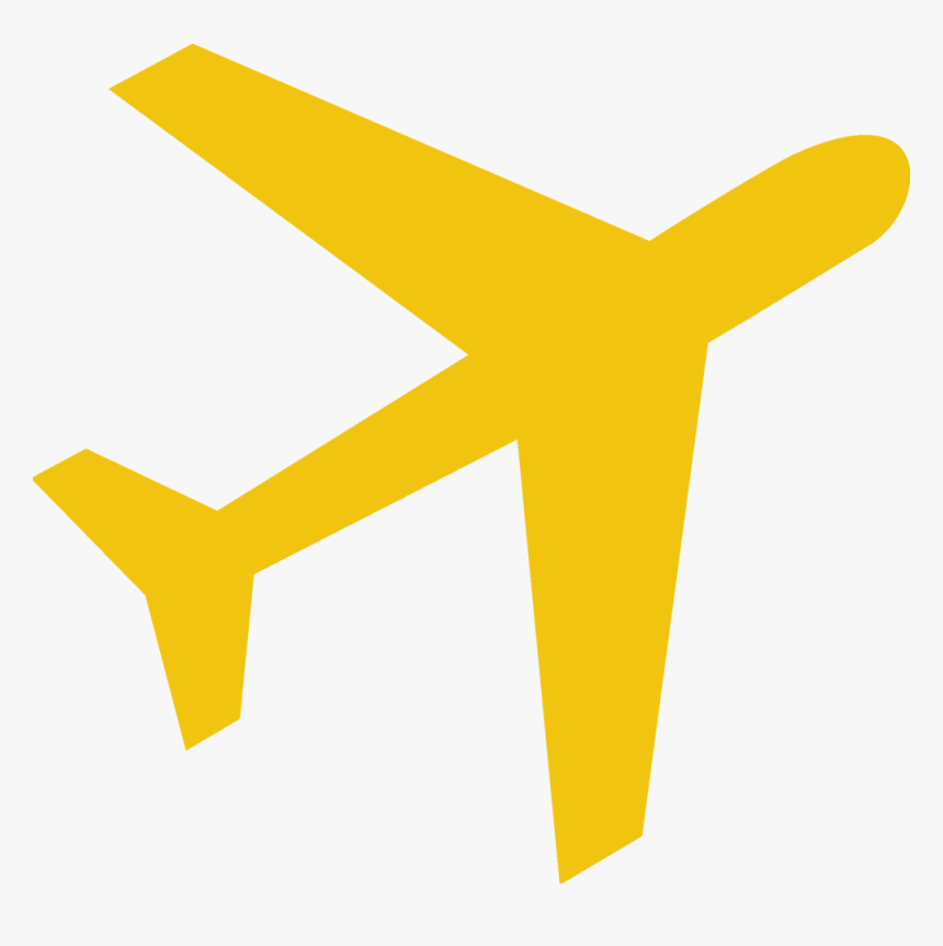 Plane - Yellow Plane Clip Art, HD Png Download, Free Download