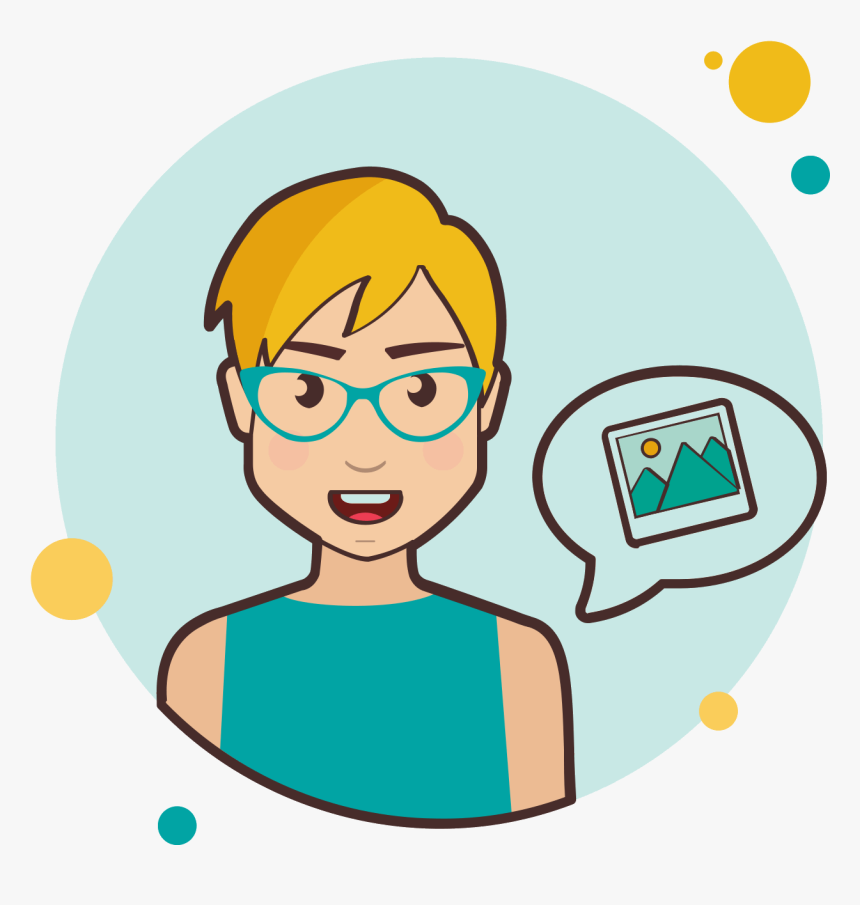 Short Hair Blond Images Icon Girl Have Question Png Transparent