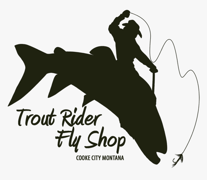 Trout Rider Fly Shop - Illustration, HD Png Download, Free Download